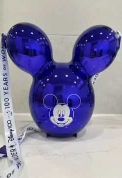 Disney 100 Platinum Celebration Purple Mickey Ballon Bucket