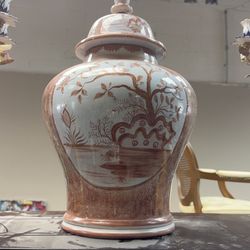 Decorative Ginger Jar with Lid