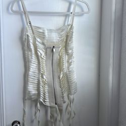 Givenchy Ribbon crepe top