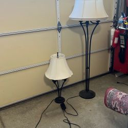 Wrought Iron Lamp Set