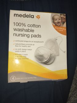 Medela 4 Pack Reusable Nursing Pads With Laundry Mesh