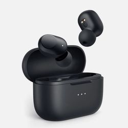 New Wireless Earbuds Black With Case 