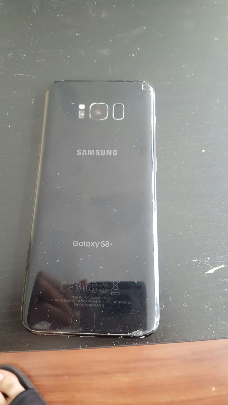 Samsung Galaxy S8 plus (NEEDS NEW SCREEN) FACTORY UNLOCKED