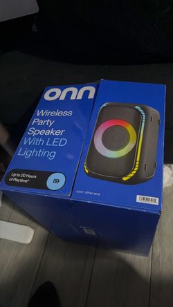 Wireless party speaker LED lighting