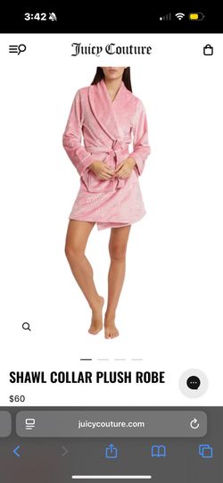 Juicy Couture Velvet Pink Robe | S / M