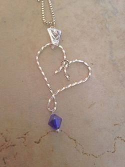 Hand Crafted Sterling Valentine's Heart Jewelry Set