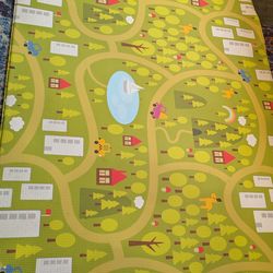 Foam playmat Baby infant toddler reversible rug mat pad