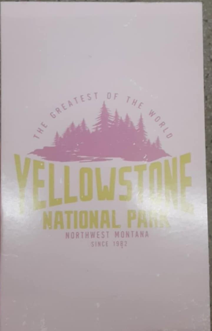 New "Yellowstone National Park" Paperback Journal Book