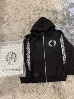 chrome hearts zip up hoodie 