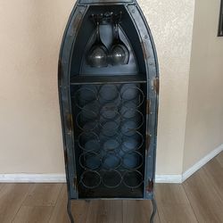 Lake boat metal wine storage(45 in tall)
