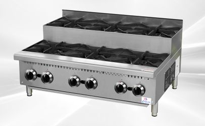 NSF 36 ins Six burner Step hotplate TC-HP36-S
