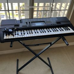 Casio CTK-720 61-Key Portable Keyboard With Stand! 