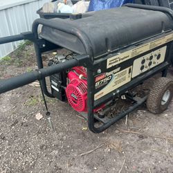 8750 Watts Running  HONDA COLEMAN GENERATOR  13 HP GX390 GOOD CONDITIONS  