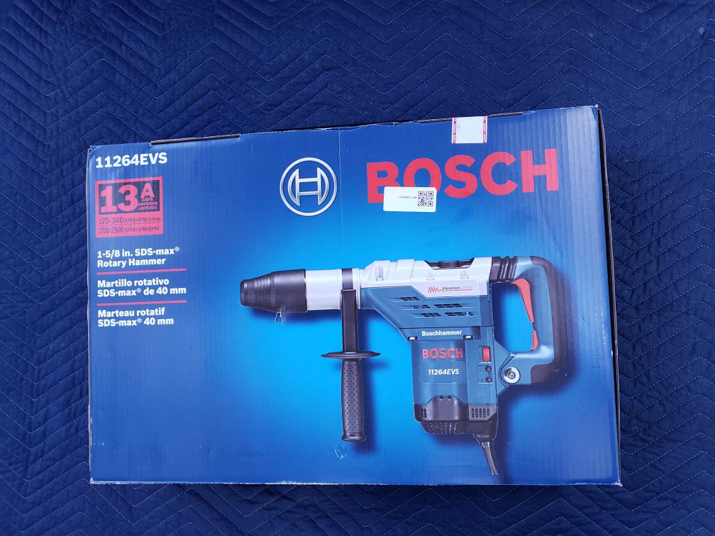 Bosch 13 Amp 1-5/8 in. Corded SDS-Max Variable Speed Concrete/Masonry Rotary Hammer Drill with Carrying Case