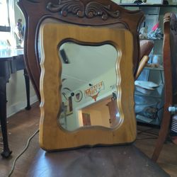 Antique Mirror/Solid Maple 