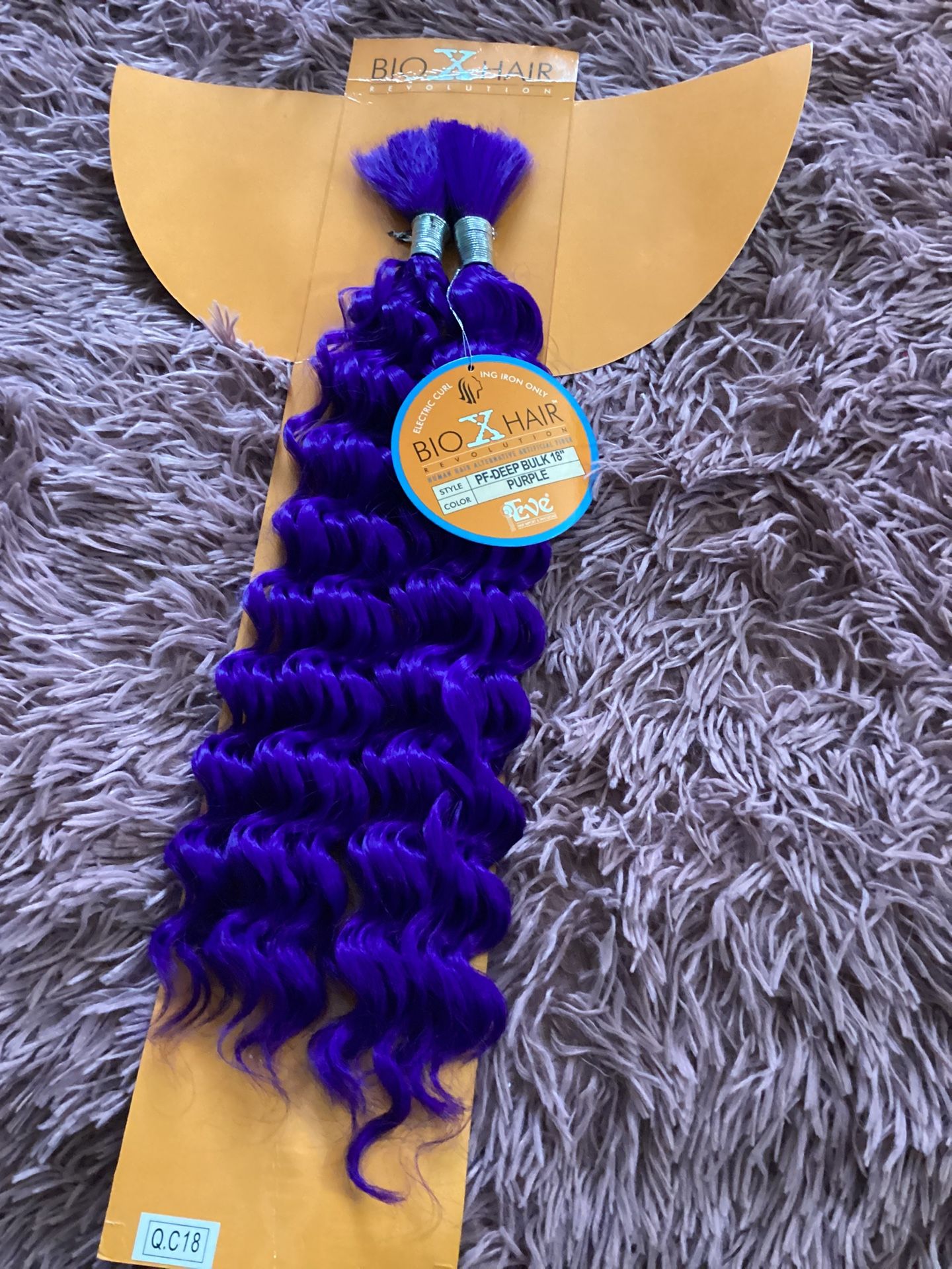 Purple Hairs Curls