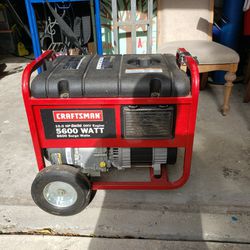 Hurricane Season Is Coming Let's Make A Deal Craftsmen 5600  Generator($365Or Best Offer)