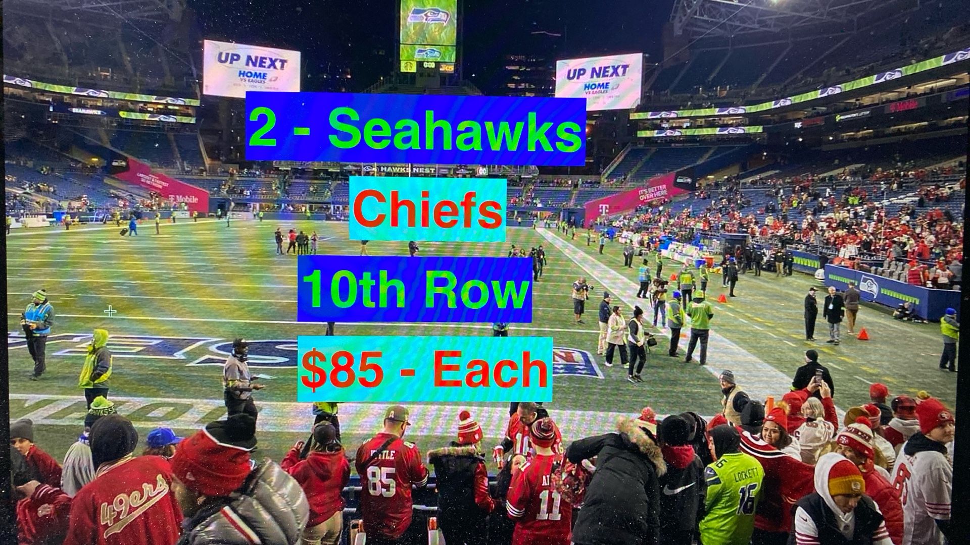 Seahawks Chiefs Tickets