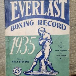 1935 Everlast Boxing Guide Book