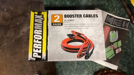 Performax 2 Gauge Booster Cables 20ft