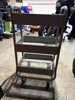 3 Tier Metal Utility Rolling Cart