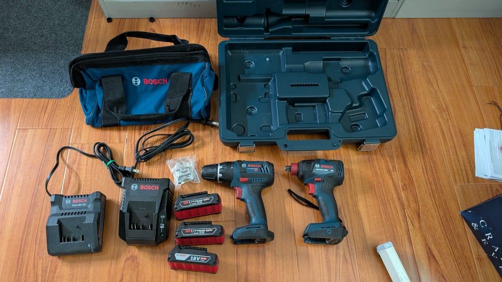Bosch 18v Drill  And Impact