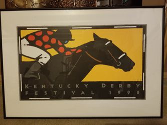 Nicely framed KY Derby Festival print