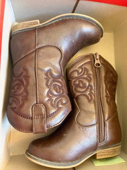 Size 8 little girls Brown Cowboy boots
