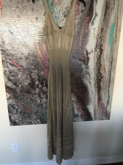 Xoxo gold maxi dress