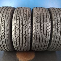 255 75 17 SET(4) (S132) GOODYEAR WRANGLER TERRITORY HT   90% TREAD 