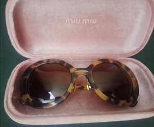 Miu Miu Oversize Round Sunglasses