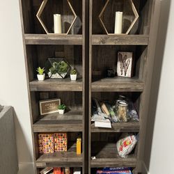 Derekson Pier Shelves, Multi-gray
