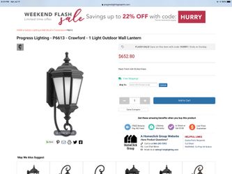 Progress lighting Outdoor wall Lantern