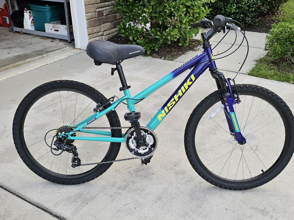 GIRLS YOUTH 24" NISHIKI MOUNTAIN BIKE