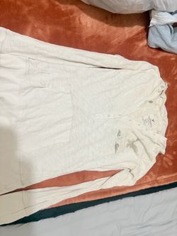 American Eagle White Henley T-Shirt , make me an offer