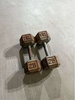 25 lb dumbbells