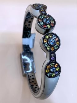 MCL-Matthew Campbell Laurenza .925 Silver/Hinged Bangle