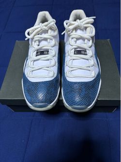 Jordan 11 Retro Low Navy Snakeskin 2019 Size 10.5