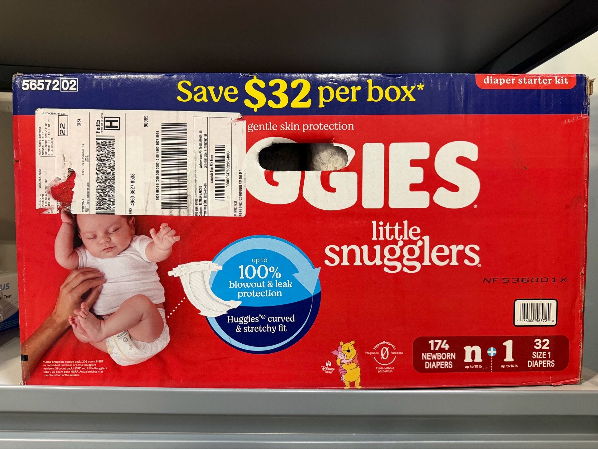 Huggies little snugglers size newborn-1