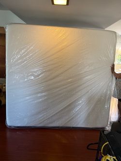 New King Mattress with Frame