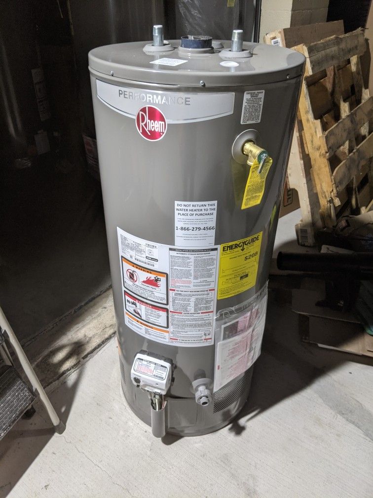 Rheem 40-gallon Gas short Water Heater Model XG40S06EC34U0