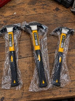 16 oz Claw Hammers – Set of 3, New