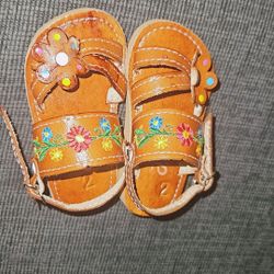Huarache Niña Mexicano Numero 2 $15 Dlrs