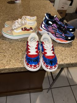 Nike, Vans, Fila And Sketchers Shoes.