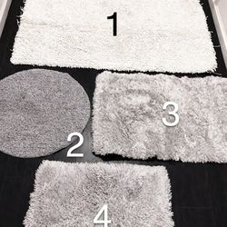 Plush Rugs- $10 Each 👉Dimension last pic