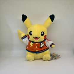Tag Pokemon Center World Championships 2025 Anaheim Varsity Pikachu Plush