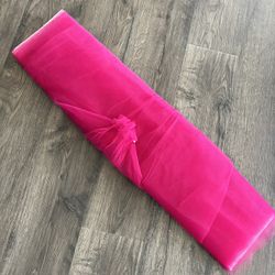 Pink Organza Tool Fabric Roll  New!!!!