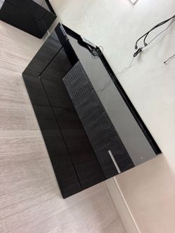 Black lacquer dresser $150