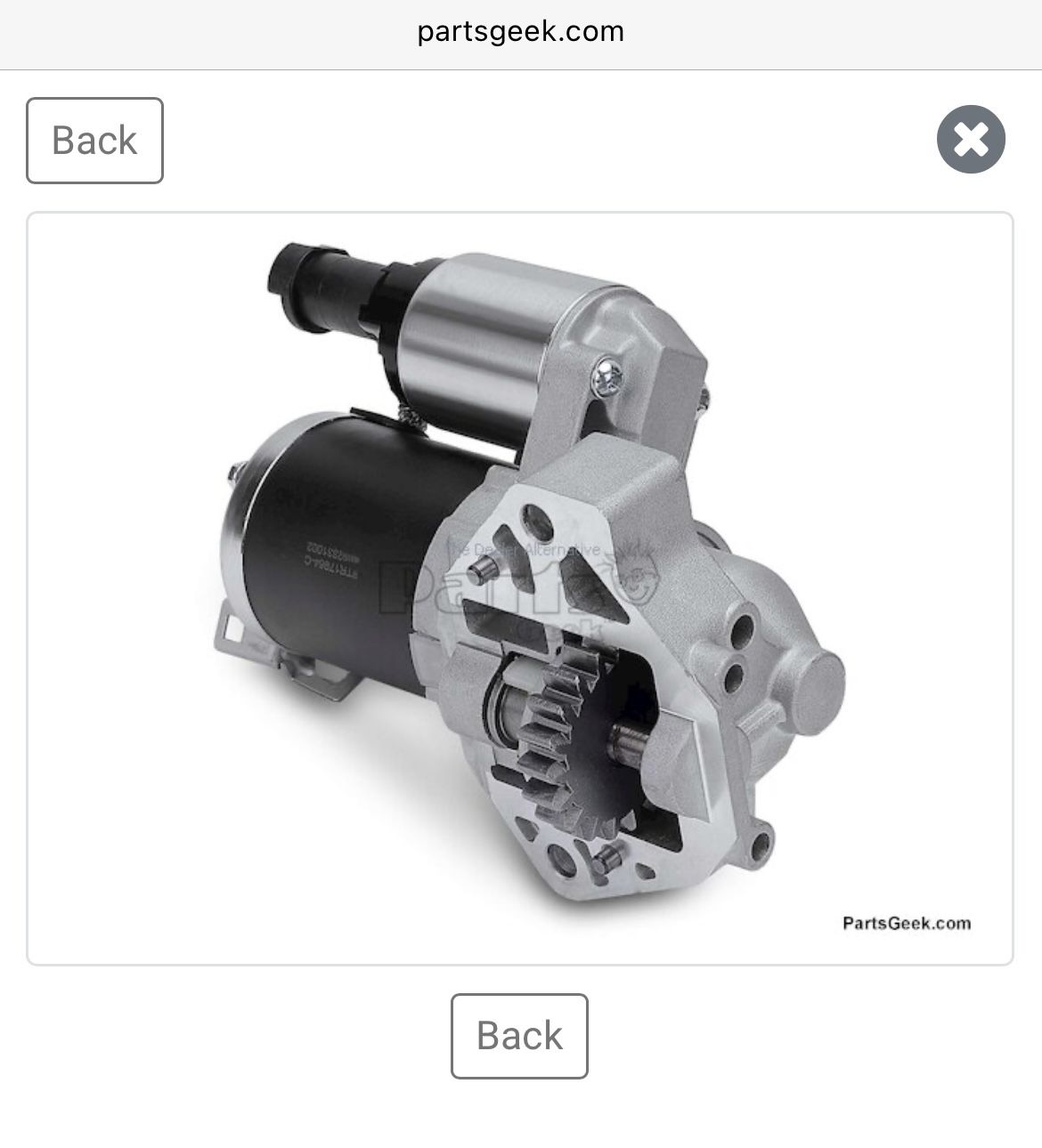 06-08 Honda Ridgeline Starter