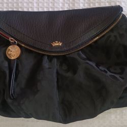 Juicy Couture Black Leopard Flap Crossbody Purse $15